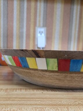 Authentic Wooden Decorative Bowl